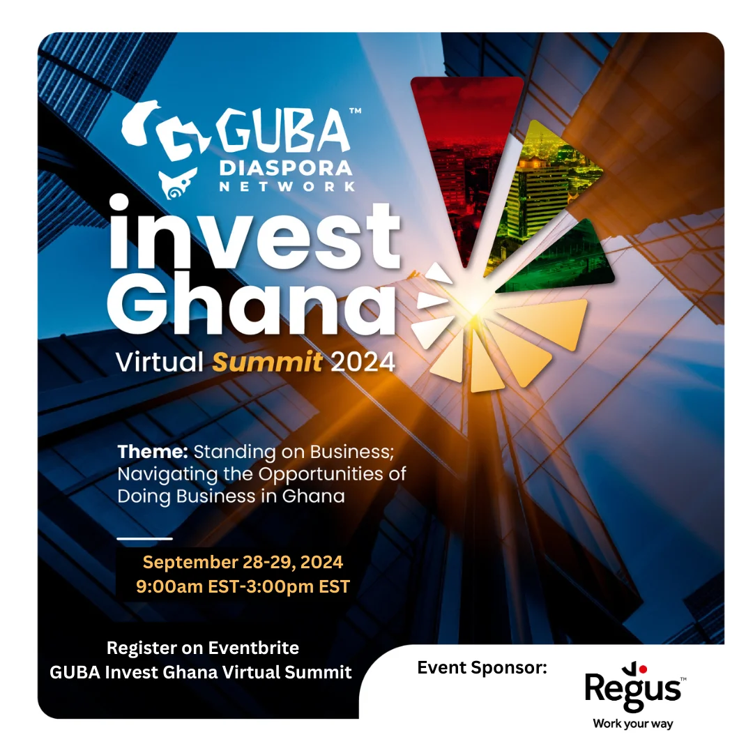 Event Invest Ghana Virtual Summit 2024 Event Flier