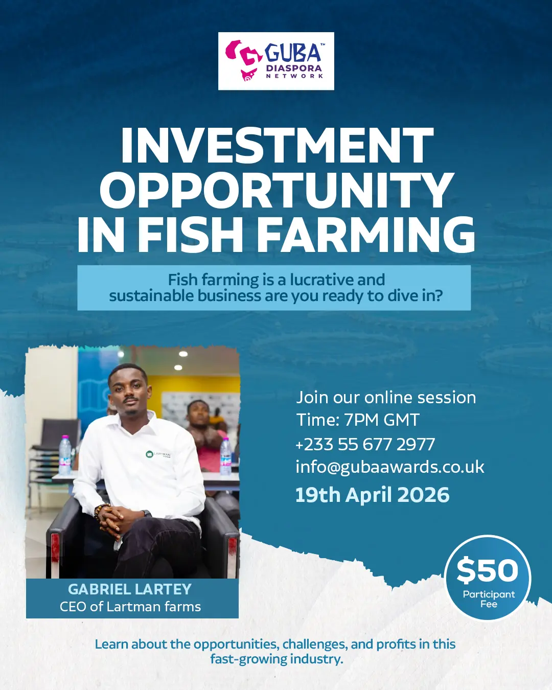 Investment Opportunity in Fish Farming