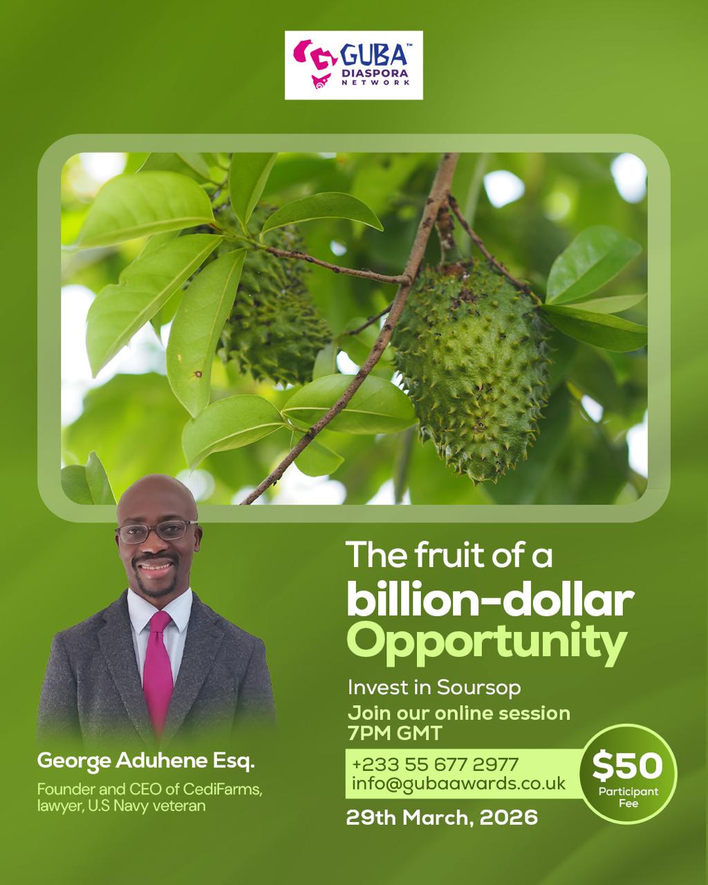 The fruit of a billion dollar Opportunity